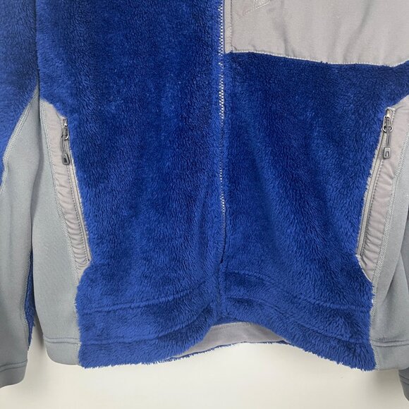 Patagonia R3 Hi Loft Regulator Fleece Blue Ful Zip Polartec Jacket Mens L FLAW - Picture 6 of 8